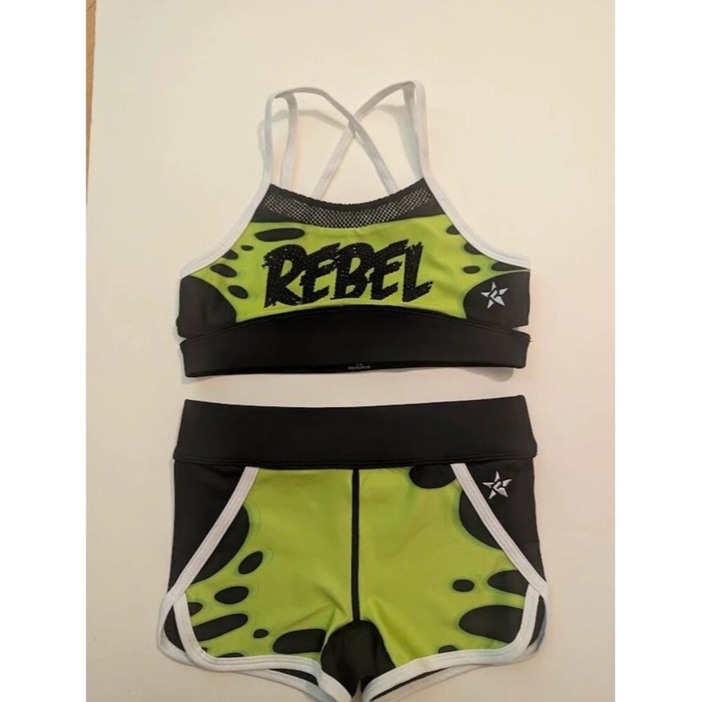 Rebel Athletic Halloween set Cheer dance slime YL